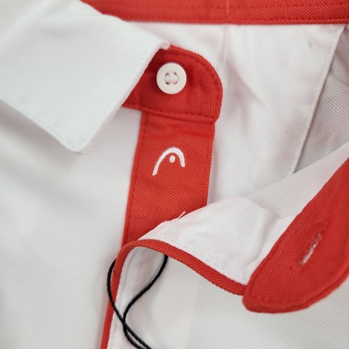 Head Golf Poloshirt XL 48" weiß Stretch Filippo 3 Knöpfe Logo UV einfach $ 84 Herren - Bild 8 von 11