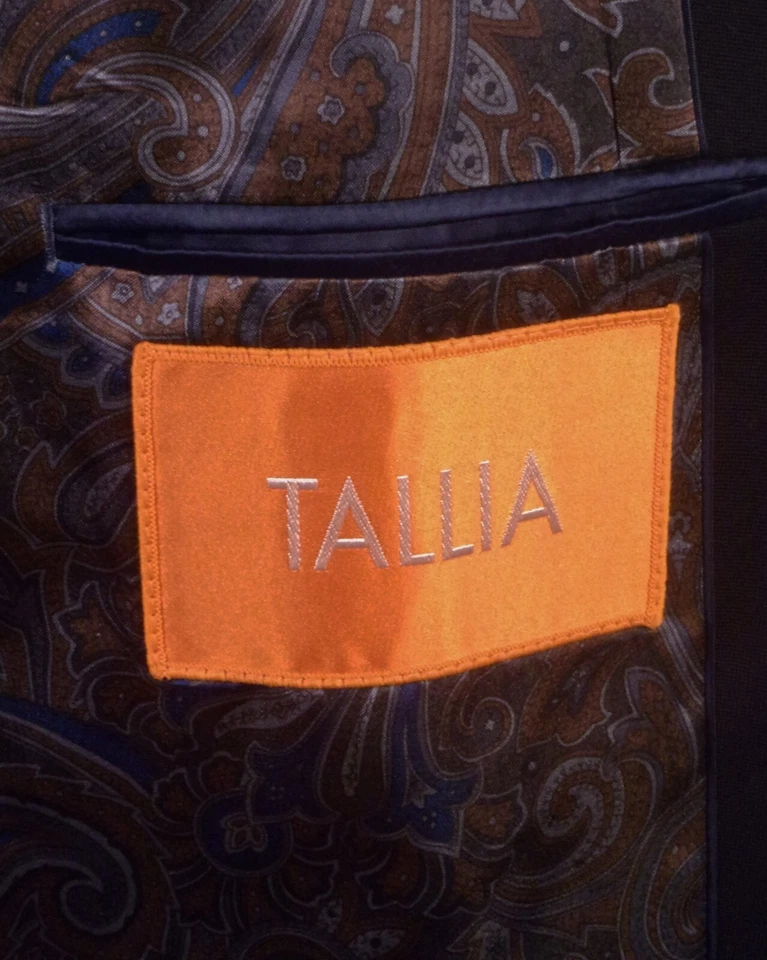 Blazer Hacking 44 L RECIENTE usado en excelente estado Tallia para Jim Herron Ltd. Para hombres Lana Azul Marino Lastol Foto 4 de 4