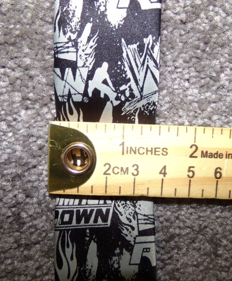 Raro Ralph Marlin Corbata Cuello WWE CON LLAMAS 3.5" Ancho 62" Largo 251755 Foto 4 de 4