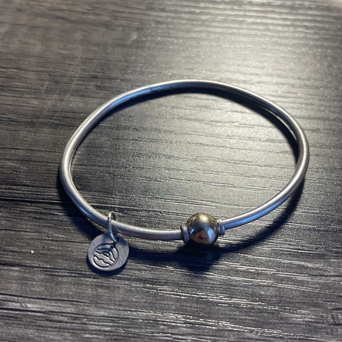 Bracciale originale Lestage Cape code. Argento 925 riempito in oro 14 carati misura 6,5 - Foto 7 di 8