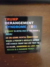 TDS AWARENESS STICKERS DEMENTIA MENTAL ILLNESS AWARENESS TRUMP DERANGEMENT 😜 🤪
