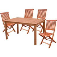 Tischgruppe GartenmöBel BalkonmöBel Sitzgruppe Tisch StüHle Eukalyptus