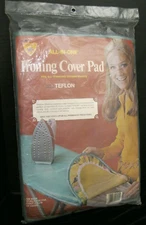 VINTAGE IRONING BOARD COVER & PAD   #545   TEFLON BY   HEMLAST  ALL IN ONE  NEW!