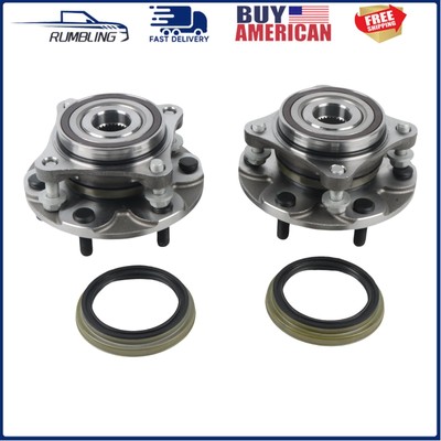 2pcs Wheel Bearing and Hub Assembly For 10-16 Lexus GX460 03-09 Lexus GX470