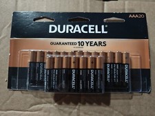 NEW 20 PACK DURACELL AAA POWER BOOST BATTERIES