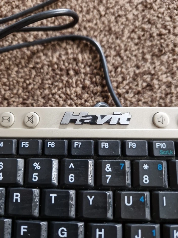 Havit Mini Keyboard PC Keyboard Wired USB PC Laptop Key Board Slimlink AS-2366 - Image 2 of 4