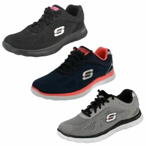 Skechers flex appeal on sale mujer negro