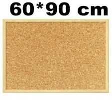 NATURAL CORK PIN NOTICE BOARD - OFFICE MEMO SCHOOL WITH FREE PUSH PIN BOARD