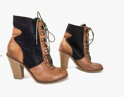 Sam Edelman Tan Snakeskin Lace-Up Boots Sam Edelman | Shoes | Sam Edelman Nina Combat Boots Wheat  main image 4