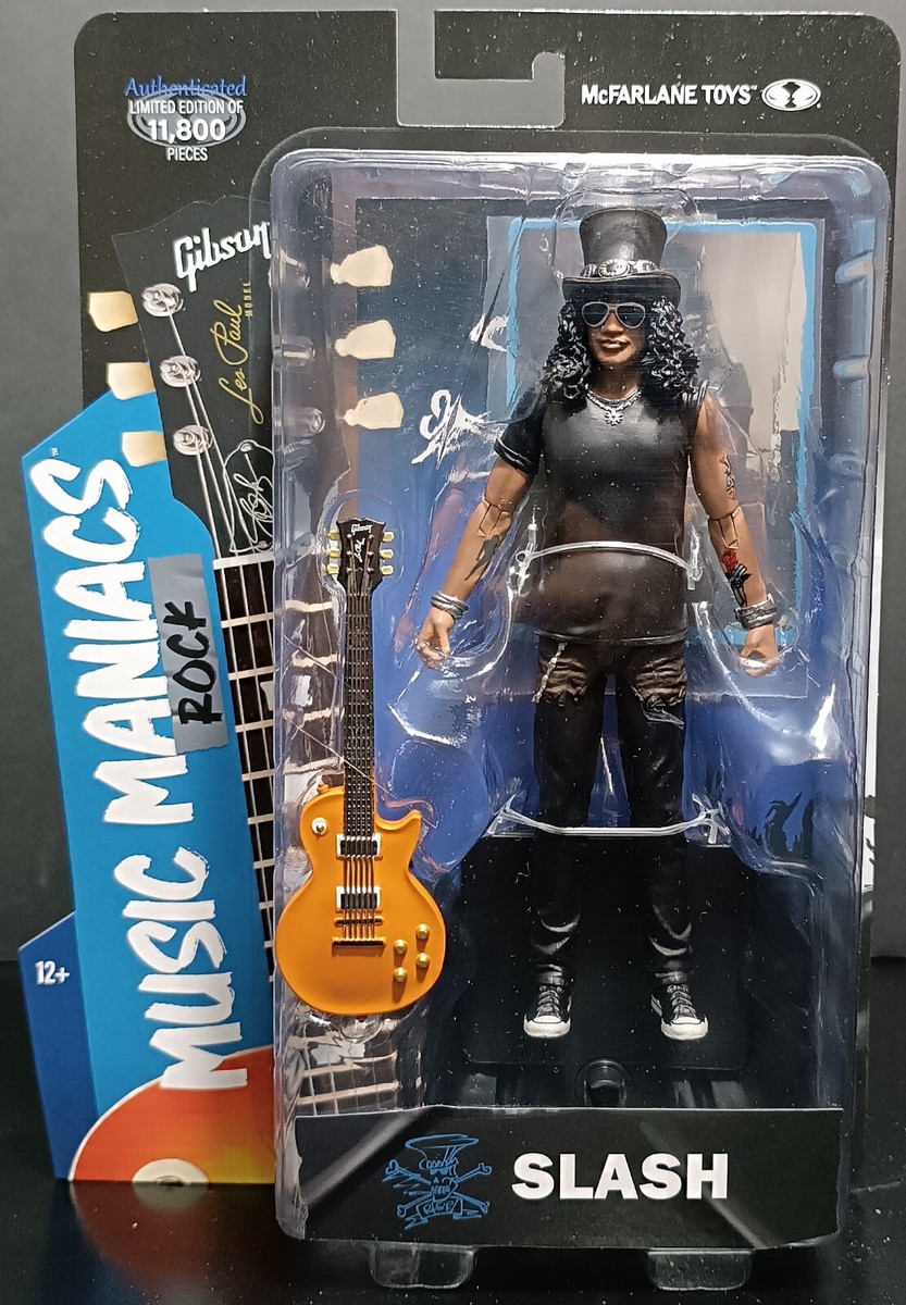 マクファーレントイズ　スラッシュ ガンズアンドローゼス Amazon.com: McFarlane Toys - Music Maniacs Rock Slash 6in