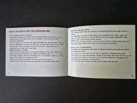 Dragon Warrior (Nintendo NES, 1989) Instruction Manual and  Guide ONLY - NO GAME