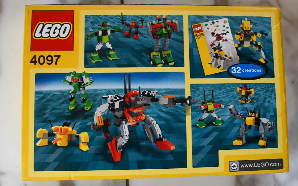 Lego® Designer Set Mini Roboter 4097 Ungeöffnet & versiegelt OVP/Neu EOL 2004 - Bild 2 von 3