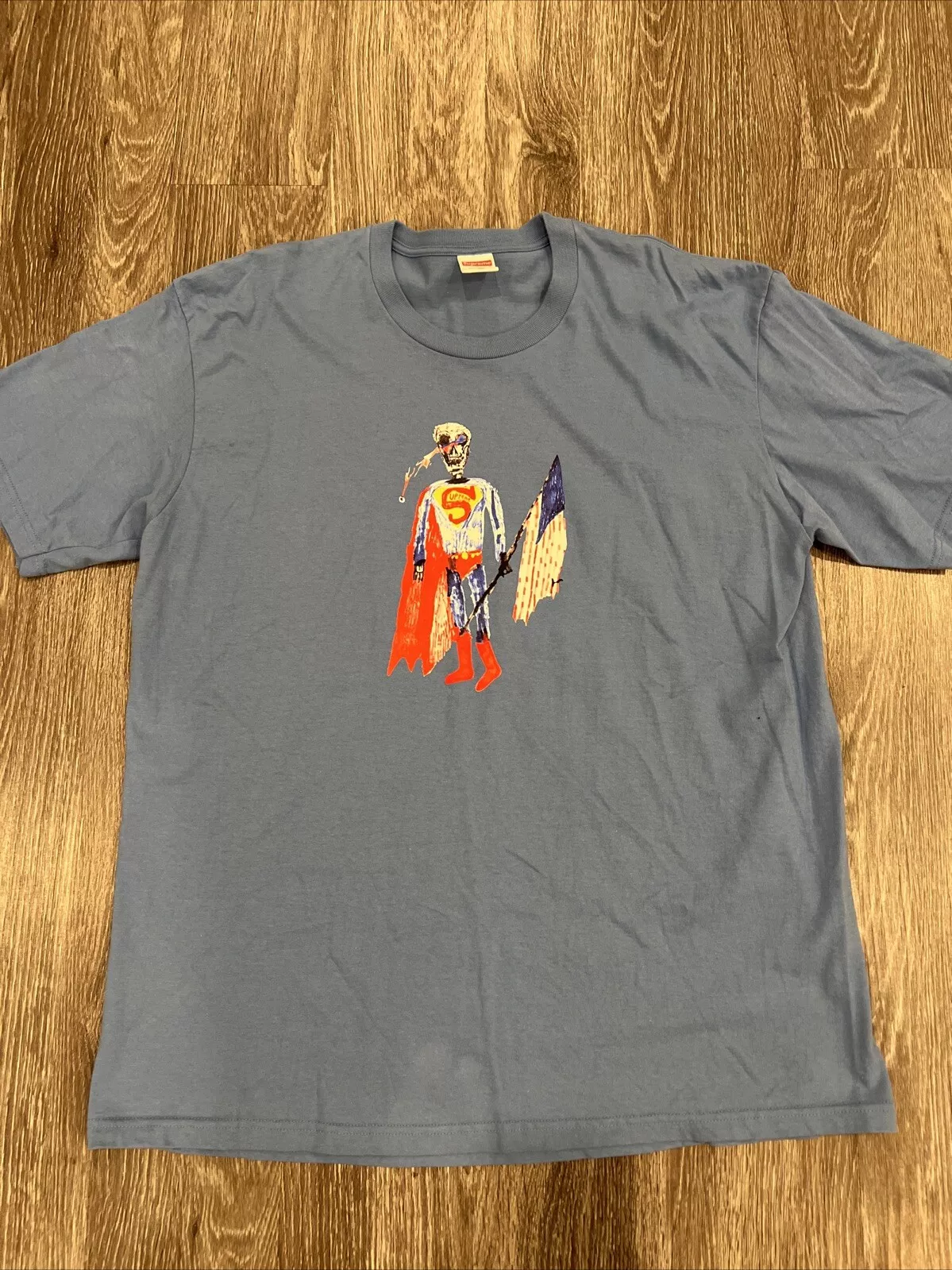 Tee shirt squelette SUPREME New York POUSTY ROYAL homme XL   S/S 2021 BOGO USA