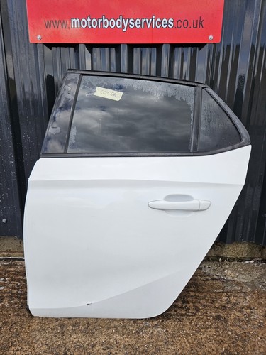 2019-2025 VAUXHALL CORSA F WHITE PASSENGER SIDE REAR DOOR