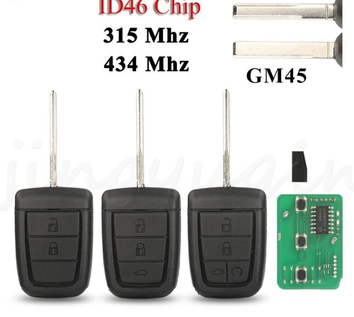 Remote Car Key 315Mhz 434Mhz ID46 For Holden VE Commodore Omega Berlina Calais - Bild 1 von 10