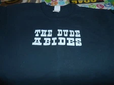 Vintage The Big Lebowski Dude Abides Movie Shirt L