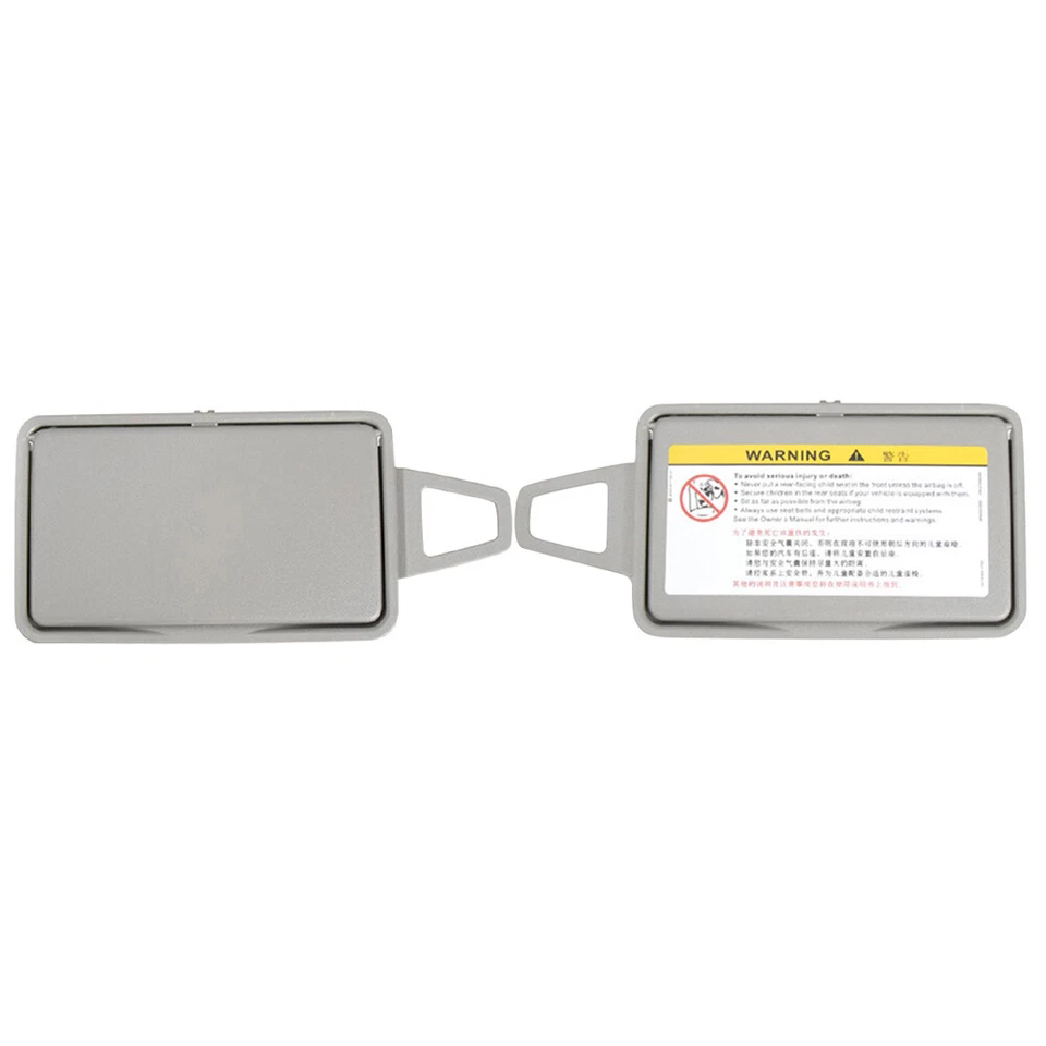 Fits Mercedes-Benz E500 E320 E550 - 1 Pair Front Sun Visor Vanity Mirror Covers Foto 3 de 4