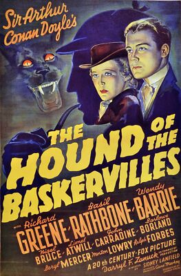 The Hunt of the Baskervilles Movie Decorative. Home Graphic Art Design 4054