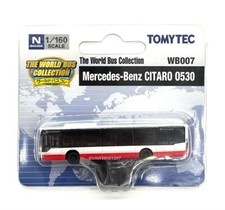 Coche autobús miniatura Tomytec WB007 Mercedes-Benz Citaro O530 HVV escala N/1:160