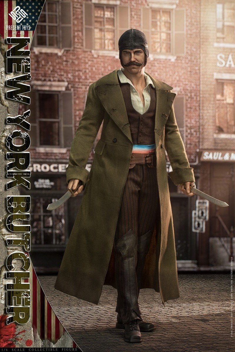PRESENT TOYS 1/6 ザ ブッチャー  PT-SP48 In Stock PRESENT TOYS PT-sp48 1/6 Gangs of New York Bill