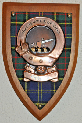 Clan MacMillan Wandrelief Schild Wappen schottisch McMillan