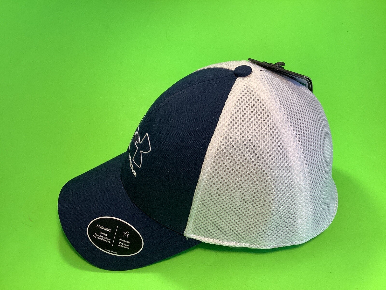 UNDER ARMOUR ISO-CHILL Cooling Technology Men’s Hat Cap Size L /XL Navy Blue NEW thumbnail 5