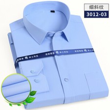 Mens Dress Shirts Long Sleeves Formal Business No Iron Button Down Casual Shirts