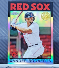 Xander Bogaerts 2021 Topps Chrome 1986 REFRACTOR #85BC-8 - Red Sox