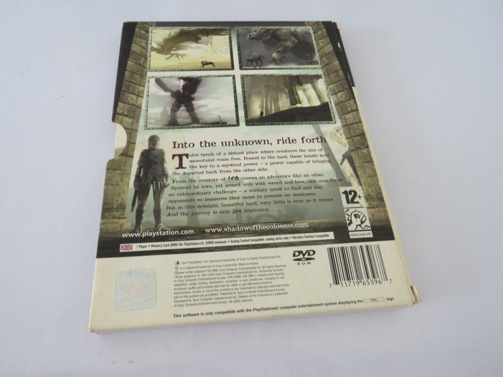 Shadow of the Colossus PS2 Playstation 2 - CIB - VG Cond. COMPLETE US seller