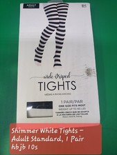 Shimmer White Tights - Adult Standard, 1 Pair hbjb 10s