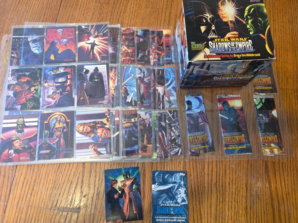 Star Wars Topps Star Wars: Shadows of the Empire Trading Card Sets