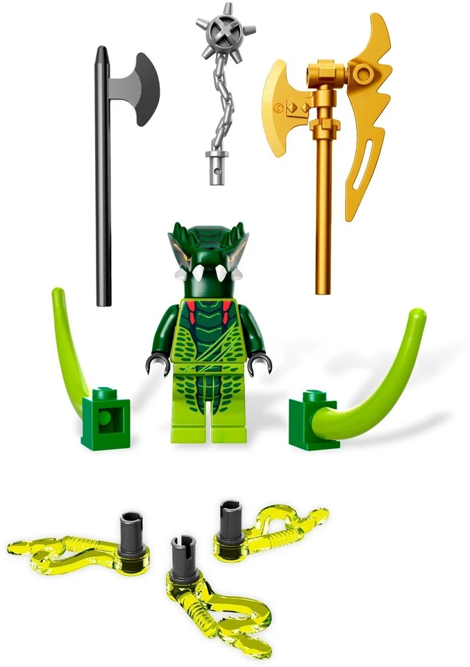 LEGO 9557 NINJAGO Lizaru BOOSTER PACK, Nuevo y Sellado de Fábrica Foto 3 de 4