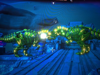 ark survival ascended pve Tek Giganotosaurus 295%melee Solid 4 CLONES PAIR
