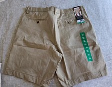 Banana Republic Stretch Chino Shorts Men's 9" Inseam Quick Dry Khaki - Size 38