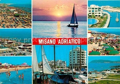 Misano Adriatico Panorama Riviera Adriatica Spiaggia Porto