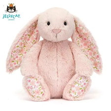 Jelly Cat Authentic Medium Blossom Blush Bunny Cherry Plush Toy NWT /Dust Bag