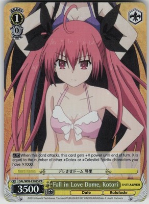 Weiss Schwarz TCG Fall in Love Dome, Kotori Promo Date A Live Vol.2 DAL/W99-E102