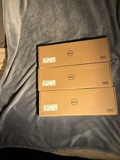 Lot of 3 New Dell 6WMN0 KB216P Black USB Wired Slim Desktop Keyboard 