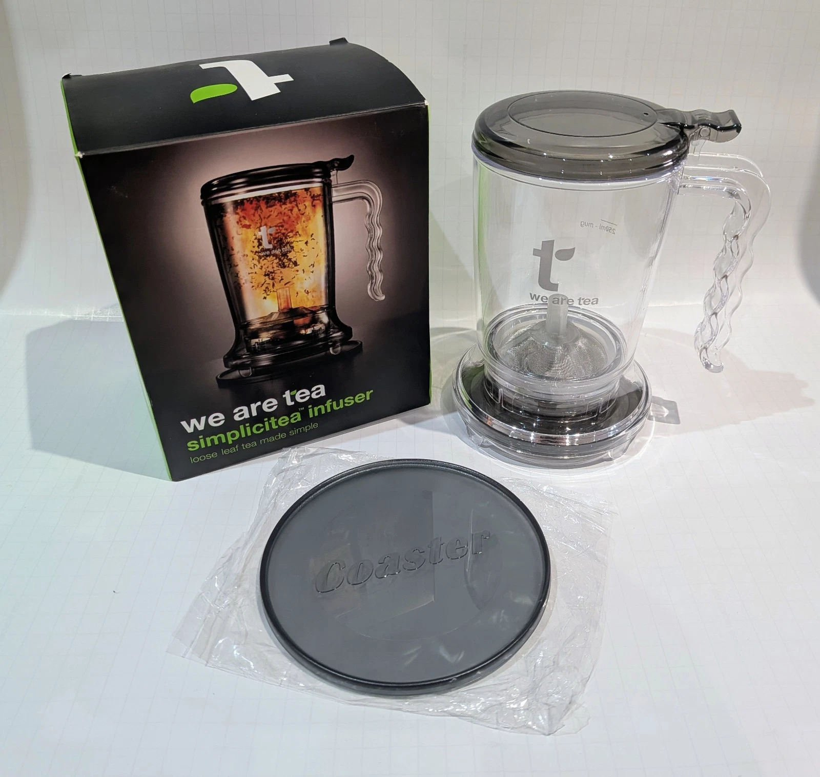 Simplicitea We Are Tea Loose Leaf Tea Infuser With Coaster Ethical Tea Accessory