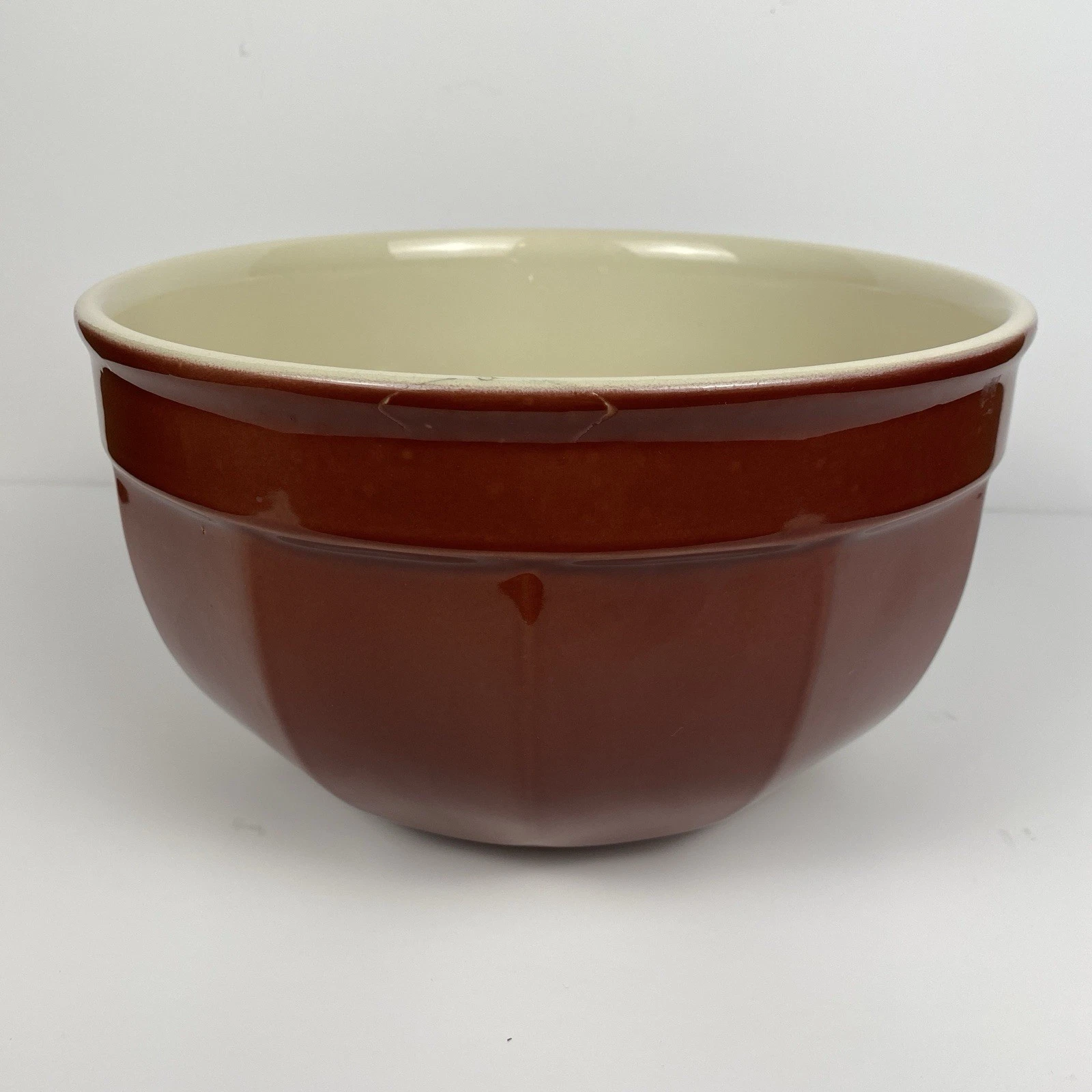 Emile Henry France for Williams Sonoma Burgundy 10" Mixing Bowl Stoneware #6570