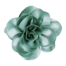 Dainty Satin Fabric Flower Brooches for Women Large Rose Floral Brooch for Pa...