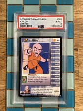 GRADED PSA 6 2000 Saiyan Saga Krillin Limited #168