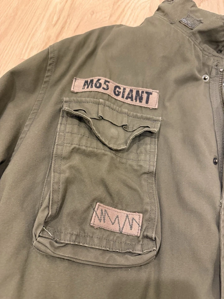 Chaqueta Militar Gigante 2 en 1 Parka Verde Oliva PARA HOMBRES XXL 2XL Ejército Brandit M-65 Foto 2 de 4