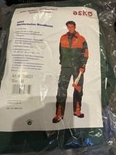 NEU Schnittschutzhose Schnittschutz Bundhose Gr.90 Forsthose KWF geprüft EN381