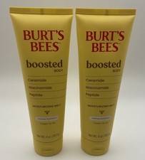 Burt's Bees BOOSTED Body Moisturizing Melt Cream-to-Oil 4oz ea. New 2 Pack 