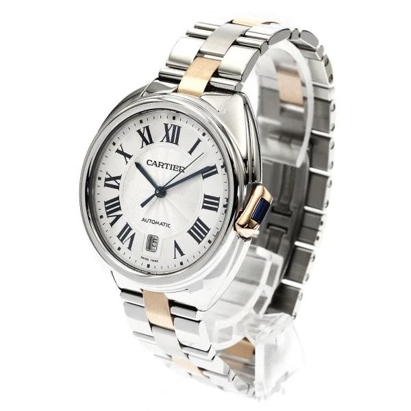 Cartier — Cartier Clé de Cartier W2CL0002 40mm SS Silver Dial Automatic Watch #C3632