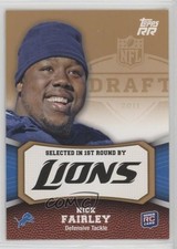 2011 Topps Rising Rookies Gold Nick Fairley #190 0b7