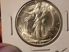 1947 D Walking Liberty Half Dollar...GEM BU...White and Lustrous !!!