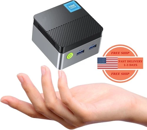 Mini PC Intel N97 Turbo 3.60GHz 12GB DDR5+512GB SSD Microcomputadora escritorio