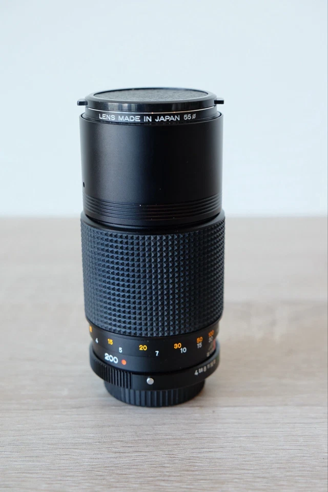 Konica Macro Hexanon AR 200mm f/4 Near Mint Telephoto Prime Lens - Japan - Image 3 of 4